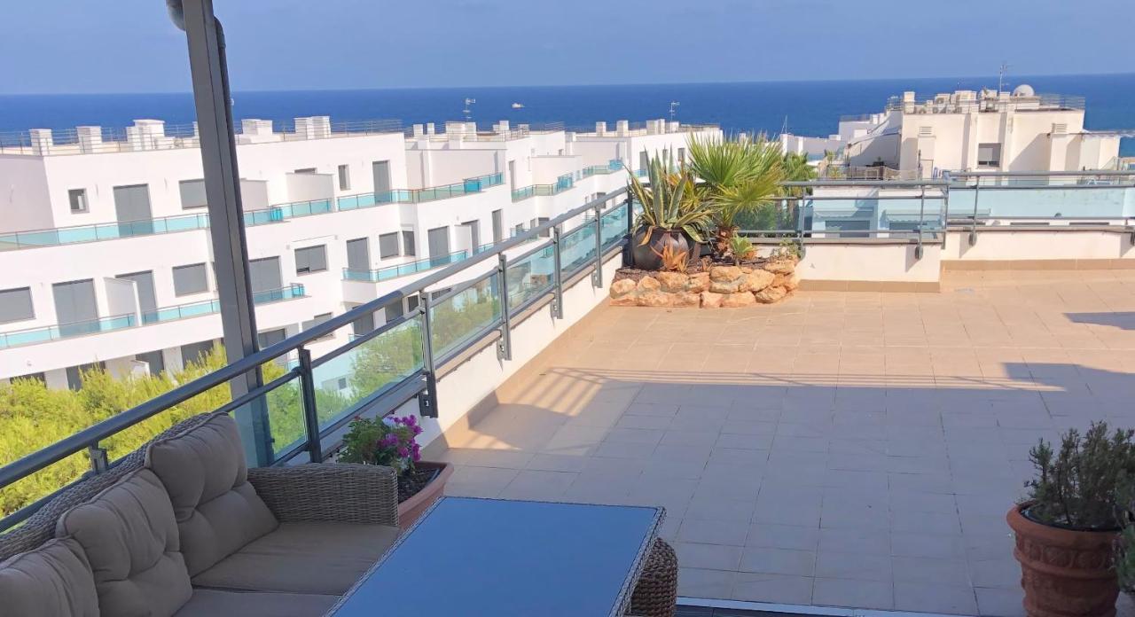 Atico Pinar De Garrucha Con Vistas Al Mar-Gran Terraza Exterior foto