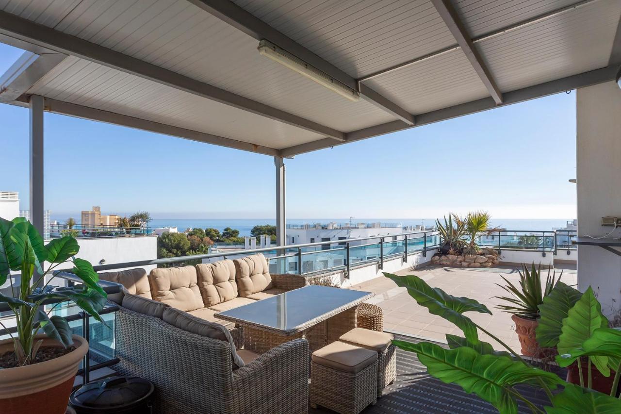 Atico Pinar De Garrucha Con Vistas Al Mar-Gran Terraza Exterior foto
