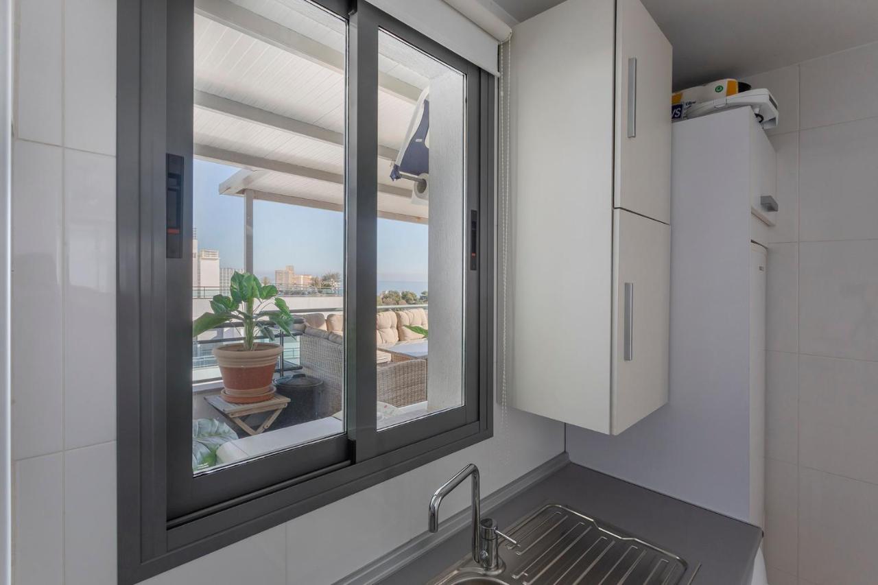 Atico Pinar De Garrucha Con Vistas Al Mar-Gran Terraza Exterior foto