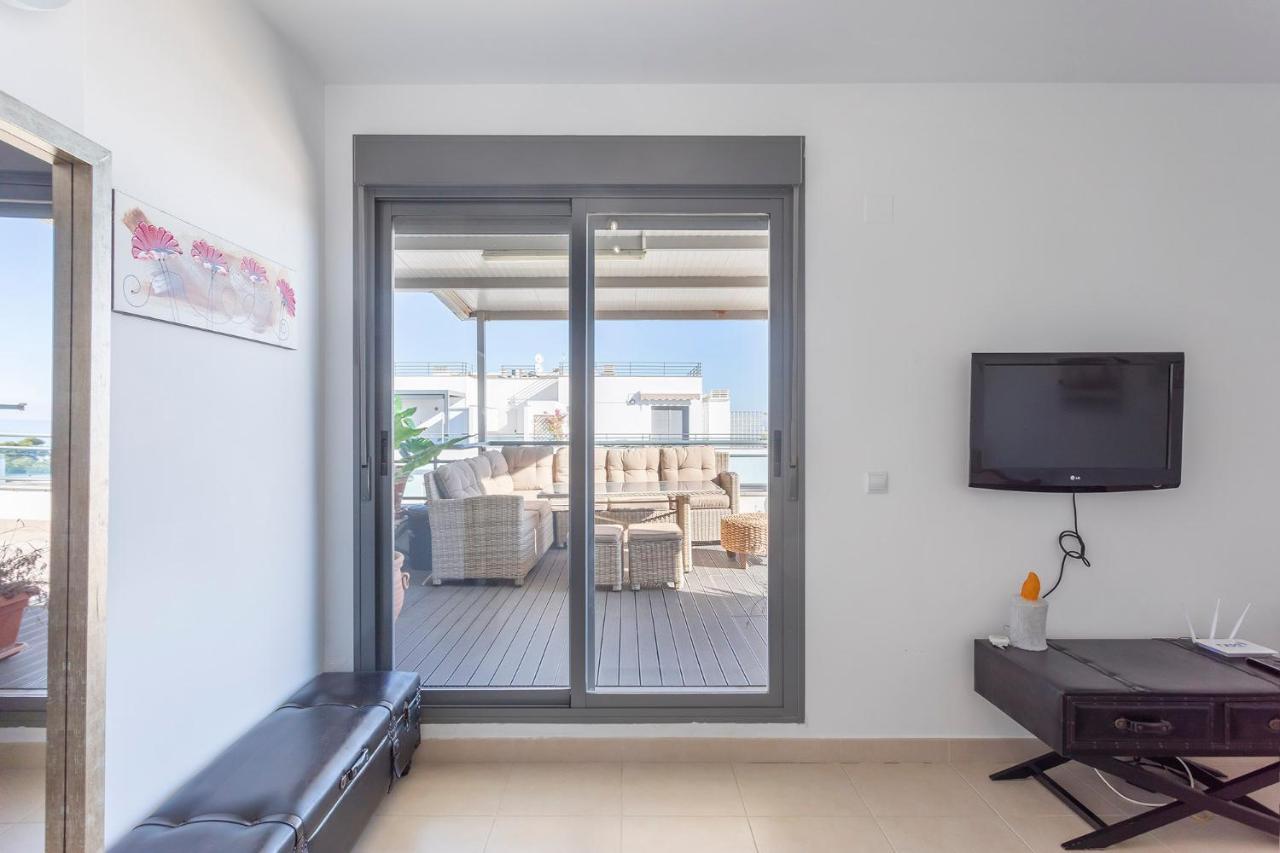 Atico Pinar De Garrucha Con Vistas Al Mar-Gran Terraza Exterior foto